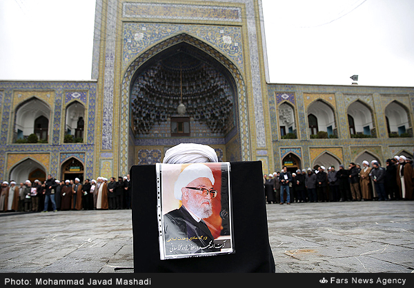 تشییع پیکر آیت الله محمد واعظ زاده خراسانی
