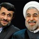 مقایسه محبوبیت احمدی نژاد و روحانی در سال 87 و 95