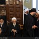 تصاویر حضور علما و مراجع تقلید در بیت آیت‌الله موسوی اردبیلی