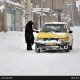 تصاویر بارش برف در اهر